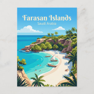 Cartão Postal Ilhas Farasan Arábia Saudita