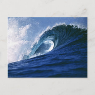 Cartão Postal Ilhas Fiji, Tavarua, Cloudbreak. Uma onda
