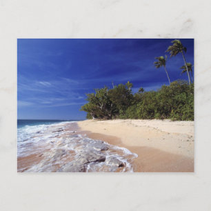 Cartão Postal Ilhas Fiji, Tavarua. Esta praia em Tavarua,