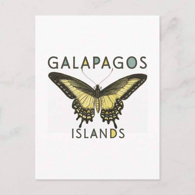 Cartão Postal Ilhas Galápagos (Frente)