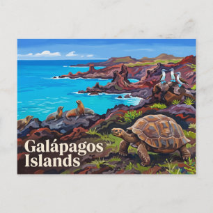 Cartão Postal Ilhas Galápagos Equador