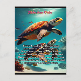 Cartão Postal Ilhas Havaianas Oahu Aloha