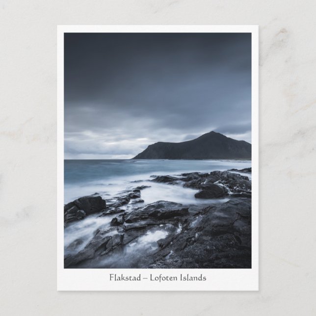 Cartão Postal Ilhas Lofoten Noruega (Frente)