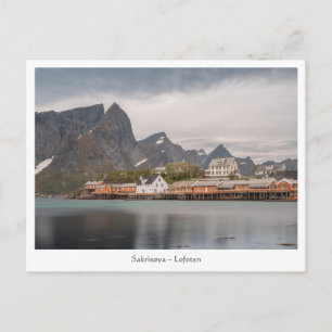 Cartão Postal Ilhas Lofoten Noruega