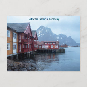 Cartão Postal Ilhas Lofoten, Noruega, Cartão-postal