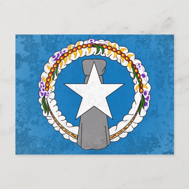 Cartão Postal Ilhas Mariana norte (Frente)