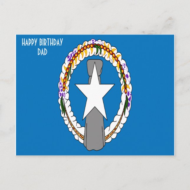 CARTÃO POSTAL ILHAS MARIANAS SETENTRIONAIS (Frente)