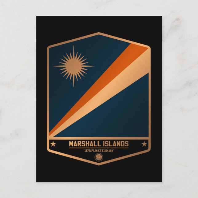 Cartão Postal Ilhas Marshall (Frente)