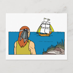 Cartão Postal Ilhas Mayflower