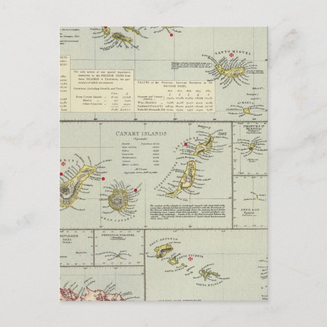 Cartão Postal Ilhas, Oceano Atlântico (Frente)