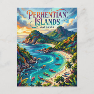Cartão Postal Ilhas Perhentian Malásia