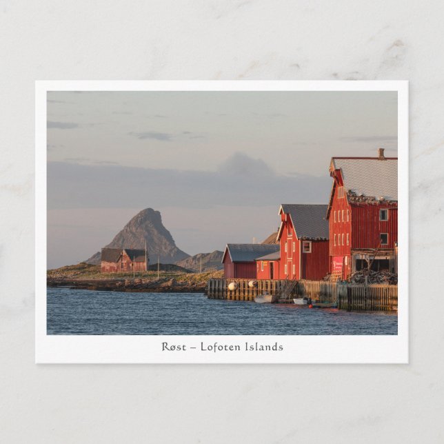 Cartão Postal Ilhas Rost Lofoten (Frente)