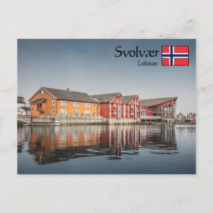 Cartão Postal Ilhas Svolvaer Lofoten