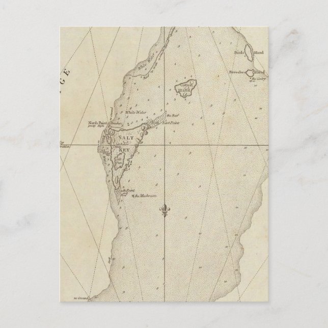 Cartão Postal Ilhas Turcas (Frente)