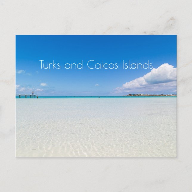 Cartão Postal Ilhas Turcas e Caicos (Frente)