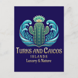Cartão Postal Ilhas Turcas e Caicos