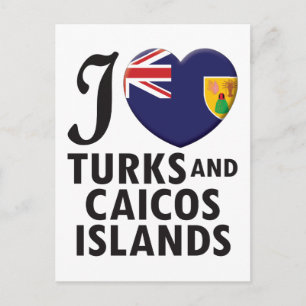 Cartão Postal Ilhas Turcas e Caicos.
