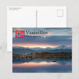 Cartão Postal Ilhas Vesteralen Noruega