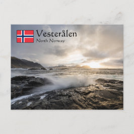 Cartão Postal Ilhas Vesteralen Noruega