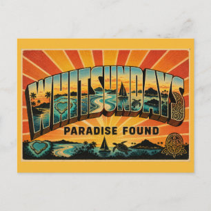 Cartão Postal Ilhas Whitsunday Paraíso Encontrado Queensland
