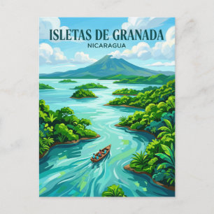Cartão Postal Ilhotas de Granada Nicarágua