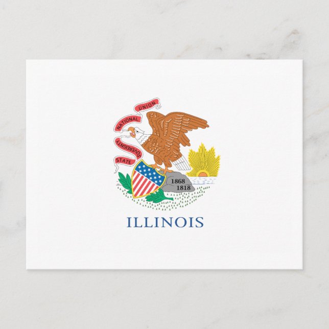 CARTÃO POSTAL ILLINOIS (Frente)