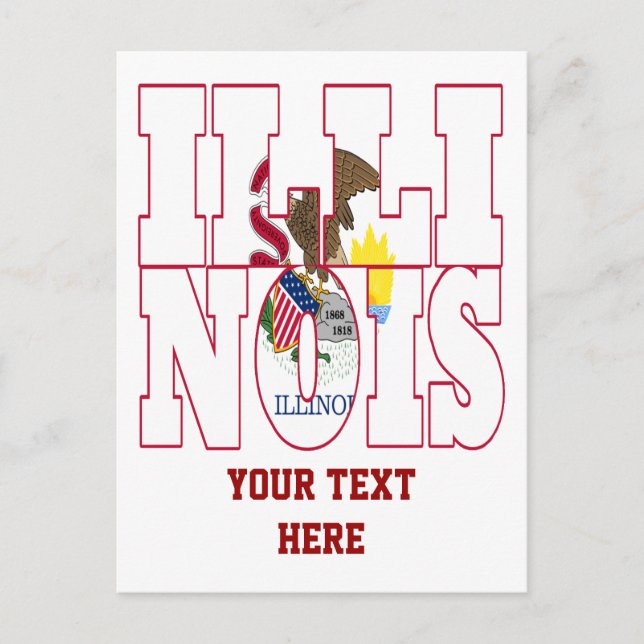 Cartão Postal Illinois (Frente)