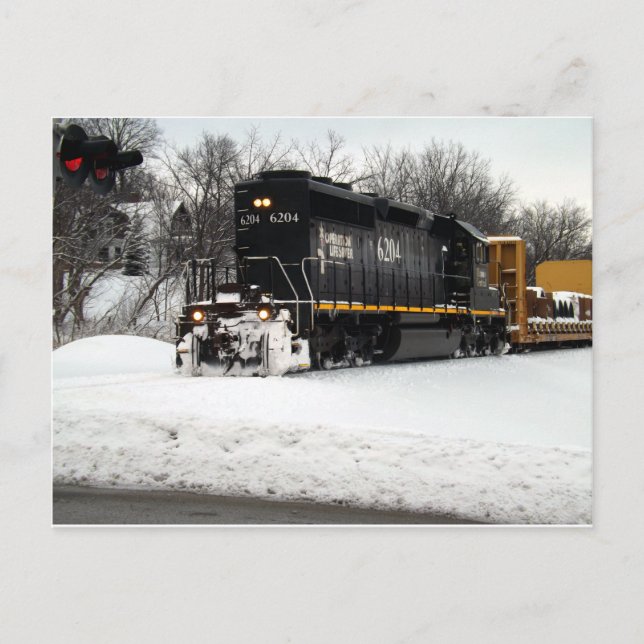 Cartão Postal Illinois Central 6204 (Frente)