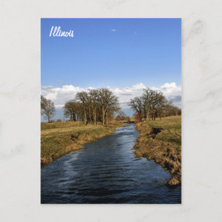 Cartão Postal Illinois Countryside