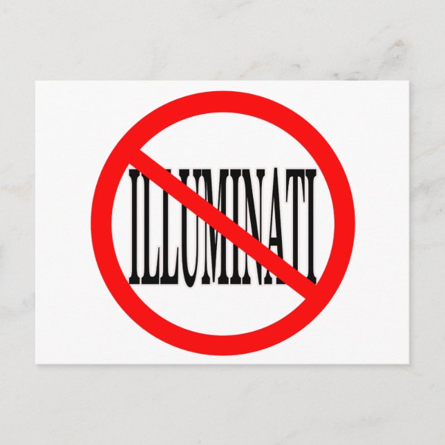 Cartão Postal Illuminati (Frente)