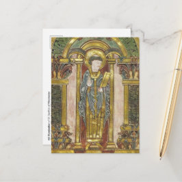 Cartão Postal Iluminação do MS de São Swithin de Winchester (Det