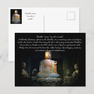 Cartão Postal Iluminismo Buda