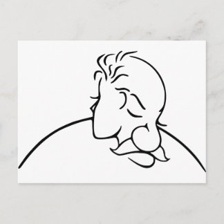 Cartão Postal Ilusão Óptica De Velho Ou Jovem