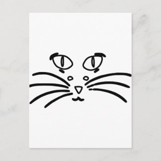 Cartão Postal Ilusão óptica do gato ou do rato