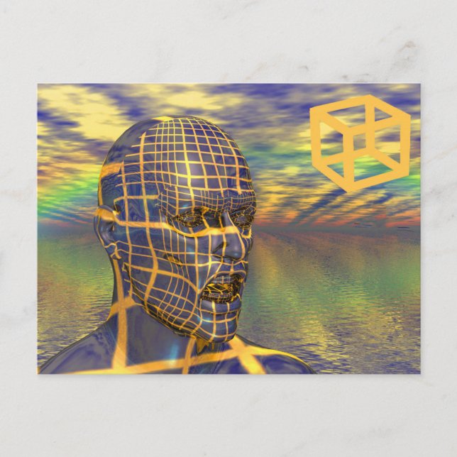 Cartão Postal Ilusão planetária (Frente)