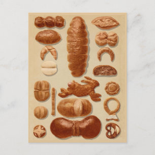 Cartão Postal Ilustração alemã do livro de livros da Vintage