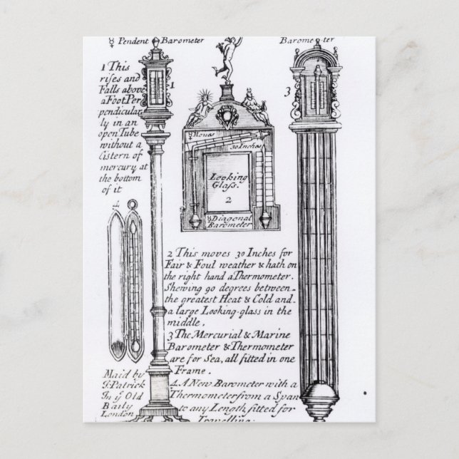 Cartão Postal Ilustração anotada de Pendente, Diagonal (Frente)