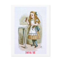 Ilustração da Alice do Enfermeiro - Beba-me