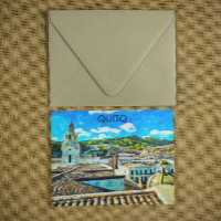 Ilustração da Cidade do Equador de Quito