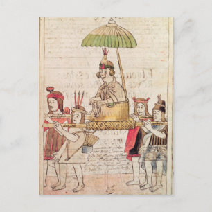 Cartão Postal Ilustração da Huascar Inca