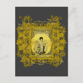 Cartão Postal Ilustração da RAVEN de Poe por Gustave Dore