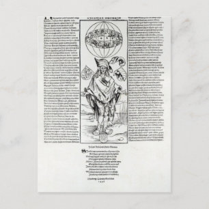 Cartão Postal Ilustração da Sífilis, 1496