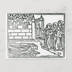 Cartão Postal Ilustração da "Viagem de Ruas. Brendan"