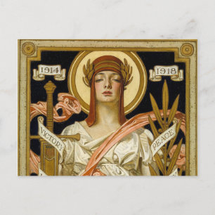 Cartão Postal Ilustração da Vitória da Guerra do excelente, 1