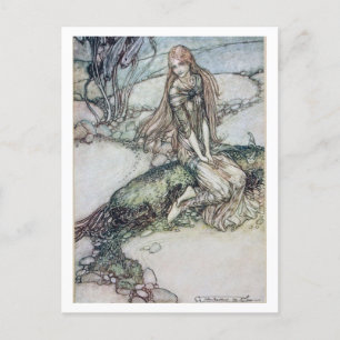 Cartão Postal Ilustração de Arthur Rackham Undine
