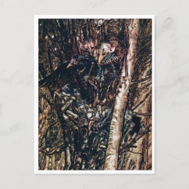 Cartão Postal Ilustração de Arthur Rackham Undine