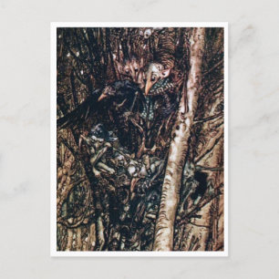 Cartão Postal Ilustração de Arthur Rackham Undine