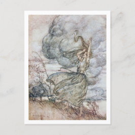 Cartão Postal Ilustração de Arthur Rackham Undine