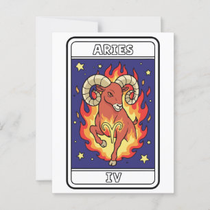 Cartão Postal Ilustração de Astrologia Zodiac