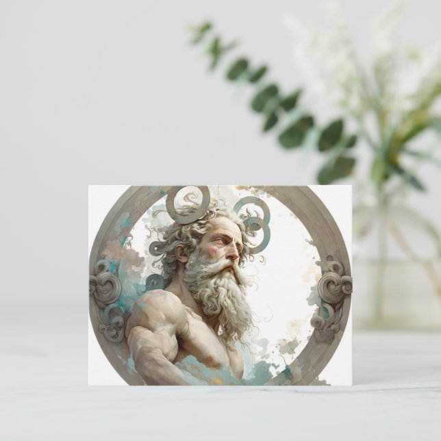 Cartão Postal Ilustração de Cartão-Postal Zeus (Em pé/Frente)